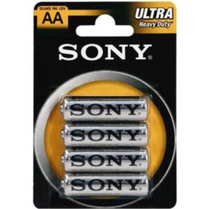 Sony AA Ultra Heavy Duty Alkaline Batterijen