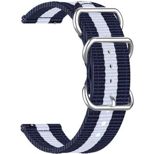 Nylon horlogebandjes 3-ringen canvas strap voor Omega BIOCERAMIC MOONSWATCH - verstelbaar en ademend - mannen en vrouwen .