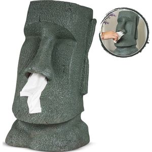 Rotary Hero Moai Tissue Box Houder - Tissuehouder - Grijs