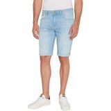 Pepe Jeans Heren Short Broeken STRAIGHT SHORT regular/straight Fit Blauw W 34 Volwassenen