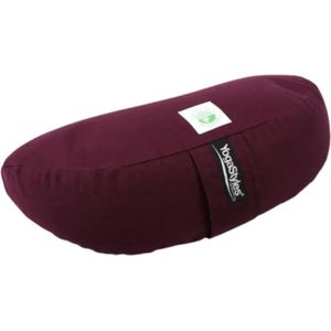 YogaStyles Meditatiekussen Organic Moon Aubergine