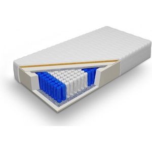 7 Zone Pocketvering matras 24cm - 160x210