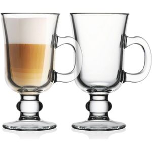 Latte Macchiato Glazen 250 ml 2 stuks - Cappuccino - Koffieglazen - Glas