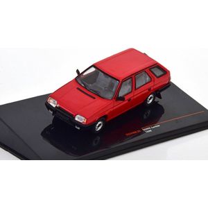 Skoda Forman 1990 Rood - Modelauto 1/43 - Ixo Models