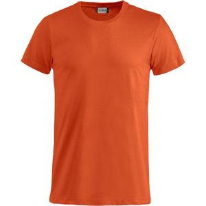 Clique 2 Pack Basic Fashion-T Modieus T-shirt kleur Diep-oranje maat 4XL