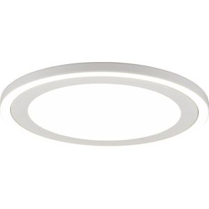 Reality - LED Plafondlamp - Plafondverlichting - 24.5W - Natuurlijk Wit 4000K - Rond - Wit - Kunststof