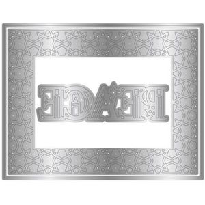 Gemini - Elements - Festive Xmas Frames & Sentiments snijmal - Peace at Christmas