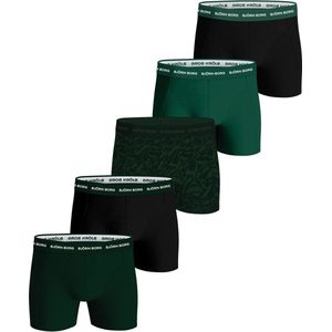 Bjorn Borg 5-Pack heren boxershorts - M - Groen