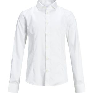 Jack & Jones Junior Overhemd Jprparma Shirt L/s Noos Jnr 12151620 White Mannen Maat - 116