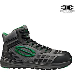 SIR SAFETY CAMBERRA WR Veiligheidsschoenen S7S HEREN Werkschoen Zwart - Glasvezel Neus en Composiet Tussenzool - Antislip SR - Waterdicht