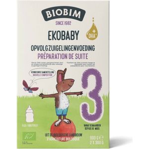 Biobim Zuigelingenvoeding 10+ mnd Ekobaby 3 600 gr