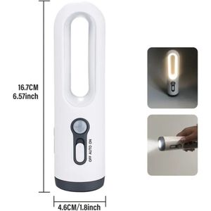 Rhs - Nachtlampje - Led-verlichting - Bewegingssensor - 2 In 1 Draagbare Zaklamp - USB oplaadbaar - enzzzz.