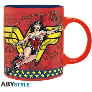 DC COMICS  - Beker 320 ml - Wonder Woman Action