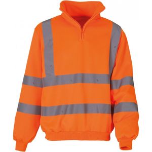 Yoko RWS pulli met rits XL Oranje