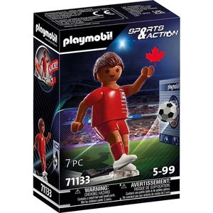 PLAYMOBIL Sports & Action Voetballer Canada - 71133 - 4008789711335