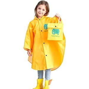 Regenponcho voor kinderen met reflecterende strepen