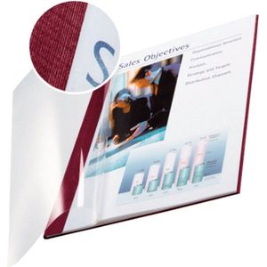 Bindkaften Leitz Soft Covers Transparant Rood A4 Flexibel (10 Stuks)