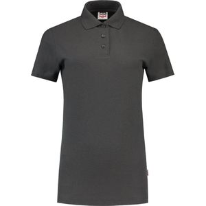 Tricorp dames poloshirt - Casual - 201010 - donkergrijs - maat M