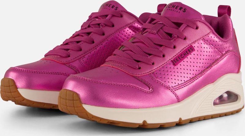 Skechers Uno Metallixs Sneakers roze Synthetisch - Dames