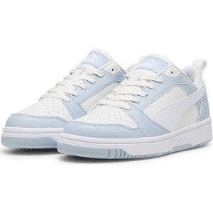 PUMA Rebound v6 Low Unisex Sneakers - Frosted Dew-PUMA White-Warm White - Maat 38