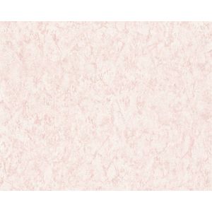 STRUCTUUR BEHANG | Gemêleerd Dessin - roze - A.S. Création My Home My Spa