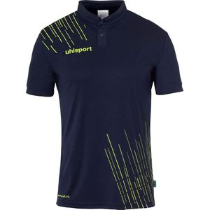 Uhlsport Score 26 Polo Kinderen - Marine / Fluogeel | Maat: 164