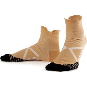 Ecorare® - Hardloopsokken – Lage sokken – Sportsokken – Oranje – Maat l/xl