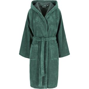 Casilin Badjas Met Capuchon - Badjas Dames/Heren - Teddy - Katoen en Fleece - Absorberend - Wasmachine Bestendig - Maat S - Eucalyptus Groen