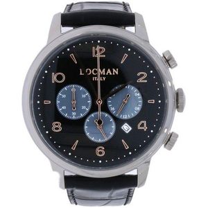 Locman - 0254A01R-00BKGY2PK - Polshorloge - Heren - Quartz - 1960 Chrono