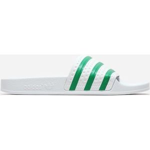 Adidas Originals Adilette White/Green - Maat: 51/US15
