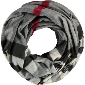 FRAAS Sjaal Cashmink® Scarf with FRAAS Plaid Stone Grijs Veelkleurig