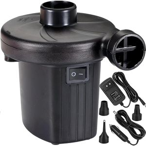 Portable Electric Air Pump - 230V, 3 Nozzles, Inflatable/Deflate Compressor
