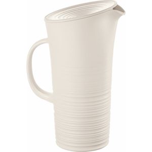 Guzzini Tierra Karaf met deksel melkwit - 1.8Ltr