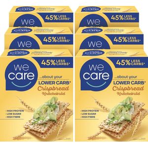 WeCare Lower carb crispbread knackebrod 6x100g