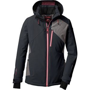 Killtec dames ski-jas - Ski jas dames 38605 - zwartgrijs - maat 44