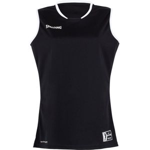 Spalding Move Tanktop dames Basketbalshirt - Maat XS  - Vrouwen - zwart/wit