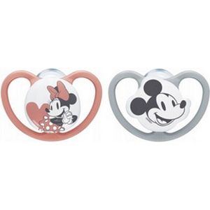 NUK Space Disney Baby fopspenen 2 st. set 6-18 maanden