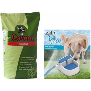 Cavom Compleet Hondenvoer & Afp Waterbak Pakket