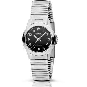 Olympic OL26DSS144 CHARLIE - Horloge - Staal - Zwart - 27mm