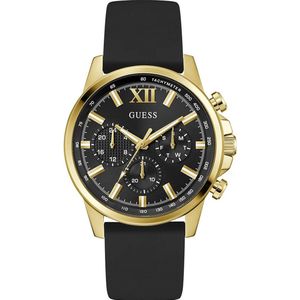 Guess Walker GW0913G2 Horloge - Siliconen - Zwart - Ø 44 mm