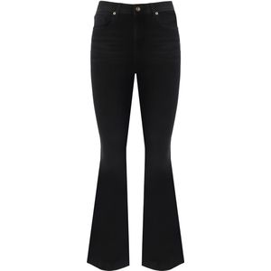 WB Jeans Dames flare jeans Mid Black - 26/32