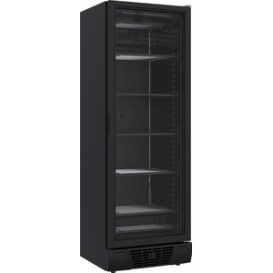 VRIESKAST 1 GLASDEUR ZWART 382L - Combisteel 7464.0064 - Horeca & Professioneel