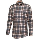 Blue Industry Overhemd Ruit Grijs - Maat 38 - Heren - Overhemden Casual