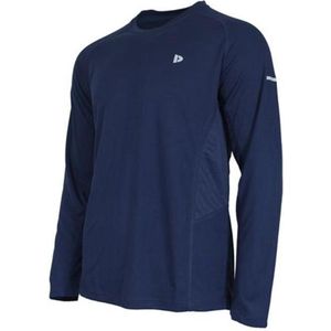 Donnay T-shirt lange mouw Multi sport - Sportshirt - Heren - maat XL - Navy (010)