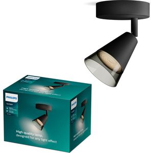 Philips Cleft Spot - Wandspot - Met gerookt glas - GU10 LED fitting