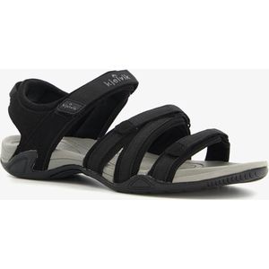 Kjelvik dames sandalen zwart/grijs - Maat 38