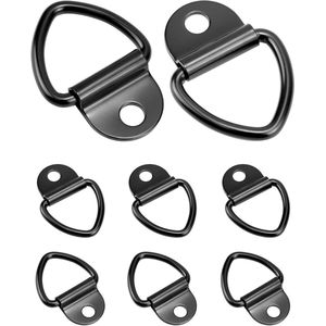 Set van 8 V-ring sjorogen - 400 kg draagvermogen - voor vrachtwagens, boten en kajaks