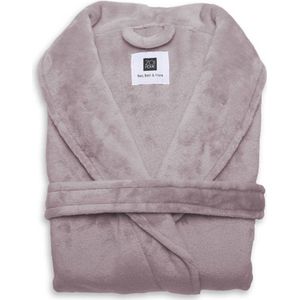 Heerlijk Zachte Badjas Fleece Roze | Maat L |  Comfortabel En Soepel  |  Goede Pasvorm