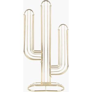 Koffie - Dolce Gusto - cuphouder - cactus - Goud - 20 cups - Koffiecups houder/standaard - Metalen cactus