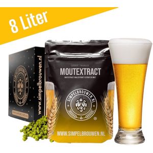 SIMPELBROUWEN® - Ingrediëntenpakket 8L Tripel bier - Bierbrouwpakket - Zelf bier brouwen pakket - Startpakket - Gadgets Mannen - Cadeau - Cadeau voor Mannen en Vrouwen - Bier - Verjaardag - Cadeau voor man - Verjaardag Cadeau Mannen